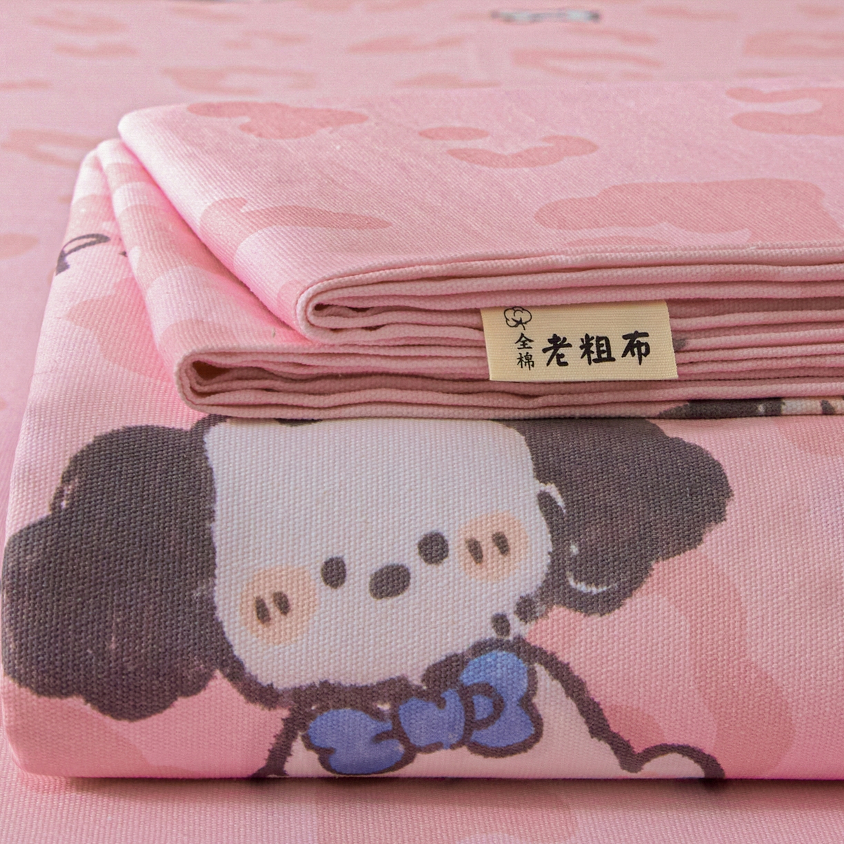 91家纺网 家纺一手货源 找家纺 （总）莱登卡奴 2026新款A类100%全棉纯棉老粗布单床单系列