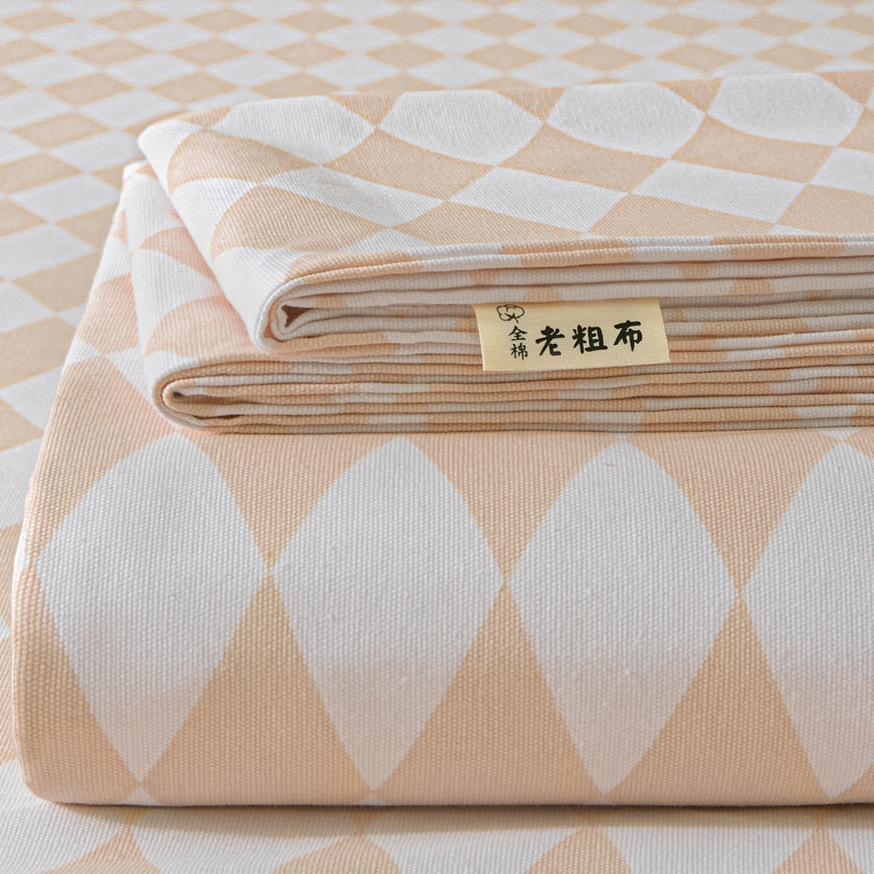 91家纺网 家纺一手货源 找家纺 （总）莱登卡奴 2026新款A类100%全棉纯棉老粗布单床单系列