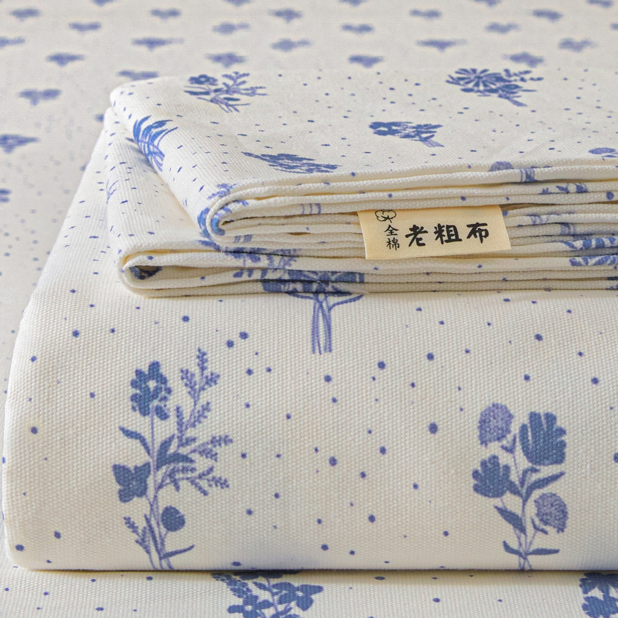 91家纺网 家纺一手货源 找家纺 （总）莱登卡奴 2026新款A类100%全棉纯棉老粗布单床单系列