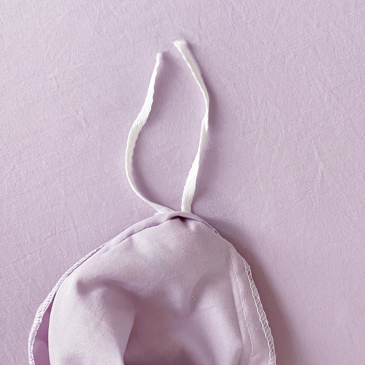 91家纺网 家纺一手货源 找家纺 金梦拉家纺 2026春夏新款古法水洗棉花边系列四件套 花边-紫藤花