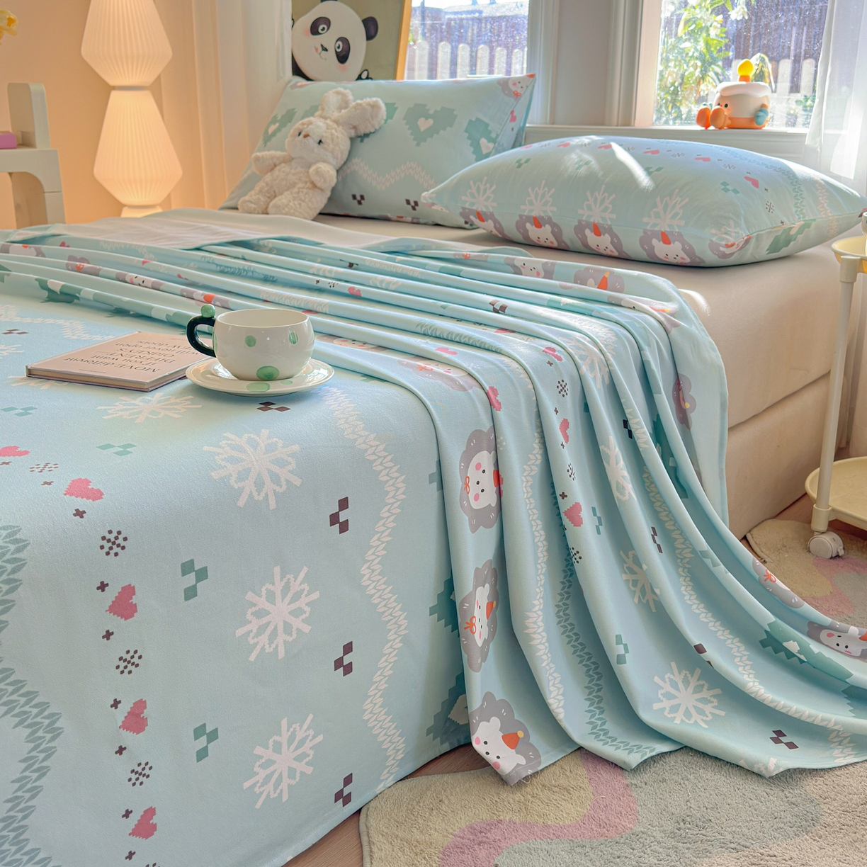 91家纺网 家纺一手货源 找家纺 莱登卡奴 2026新款A类100%全棉纯棉老粗布单床单系列 奶酪