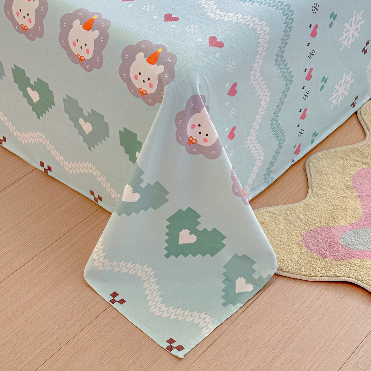 91家纺网 家纺一手货源 找家纺 莱登卡奴 2026新款A类100%全棉纯棉老粗布单床单系列 奶酪