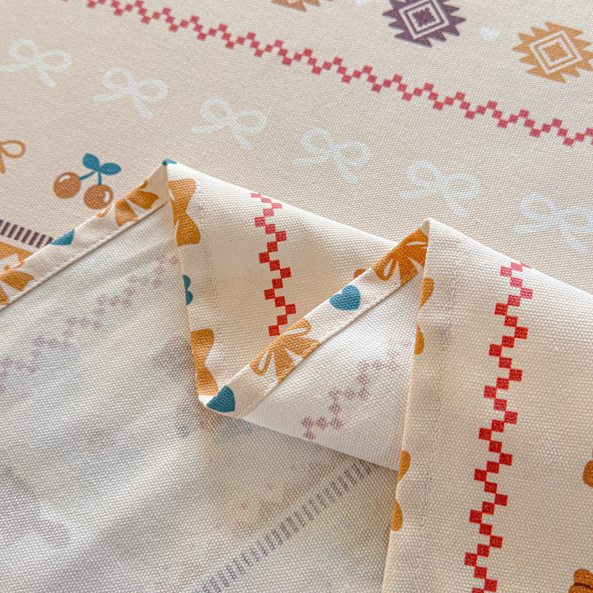 91家纺网 家纺一手货源 找家纺 莱登卡奴 2026新款A类100%全棉纯棉老粗布单床单系列 旺仔腊肠狗