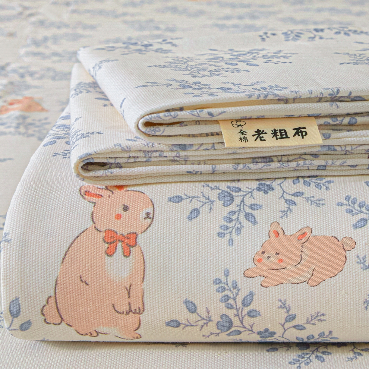 莱登卡奴 2026新款A类100%全棉纯棉老粗布单床单系列 醒春