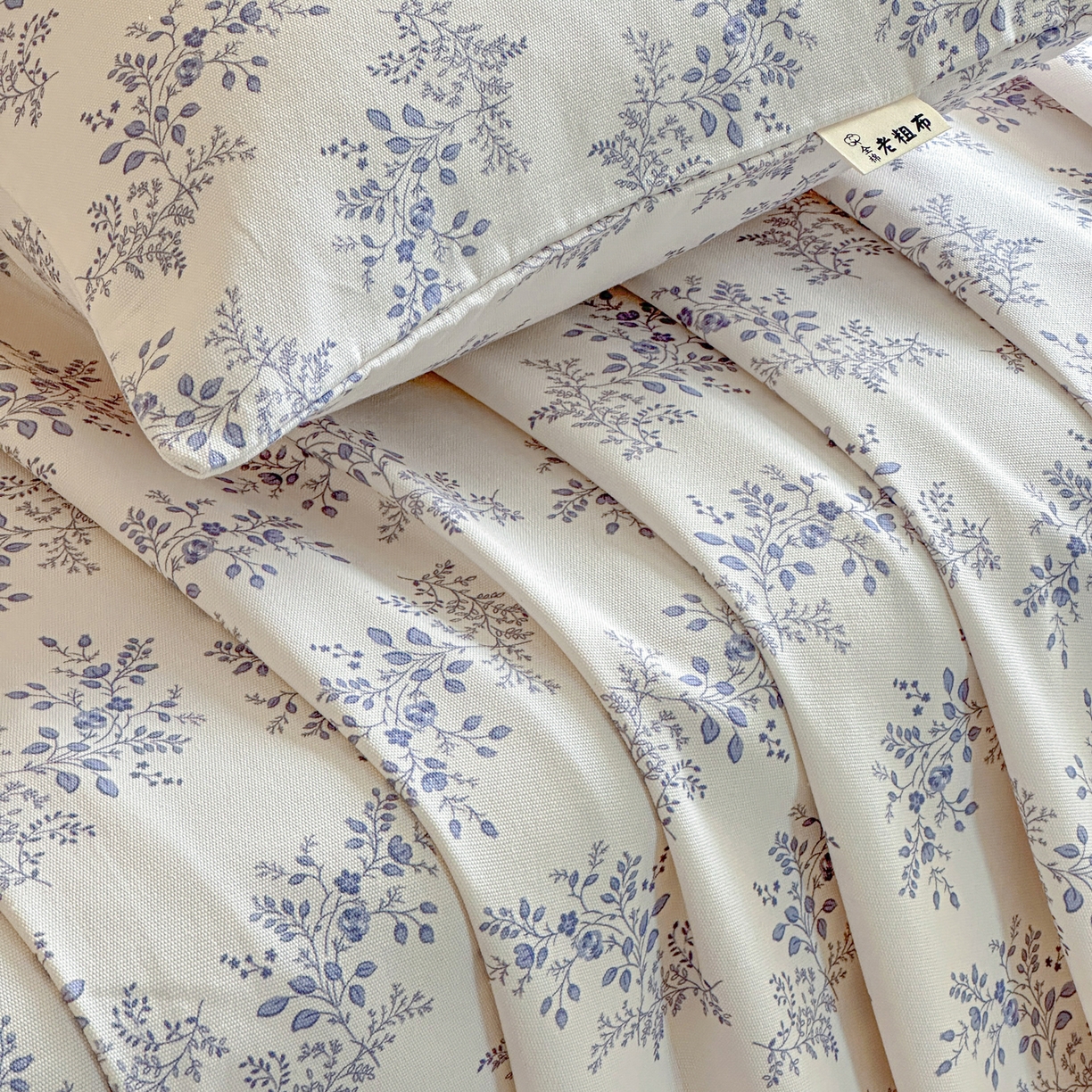 91家纺网 家纺一手货源 找家纺 莱登卡奴 2026新款A类100%全棉纯棉老粗布单床单系列 醒春