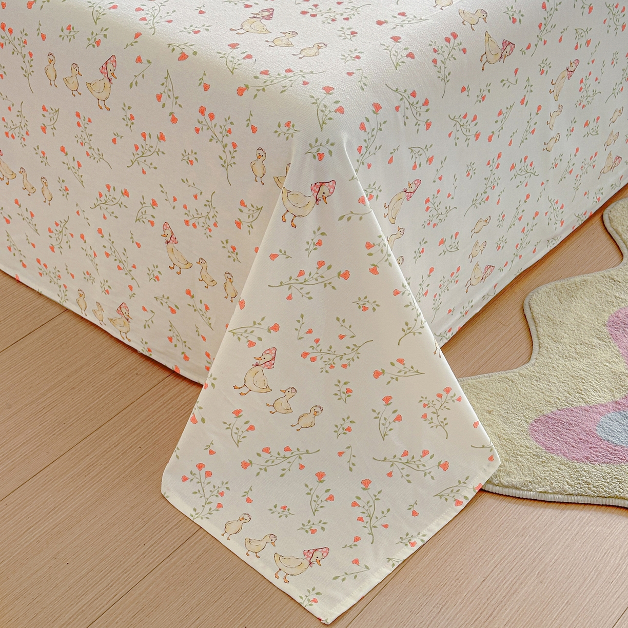 91家纺网 家纺一手货源 找家纺 莱登卡奴 2026新款A类100%全棉纯棉老粗布单床单系列 丫丫