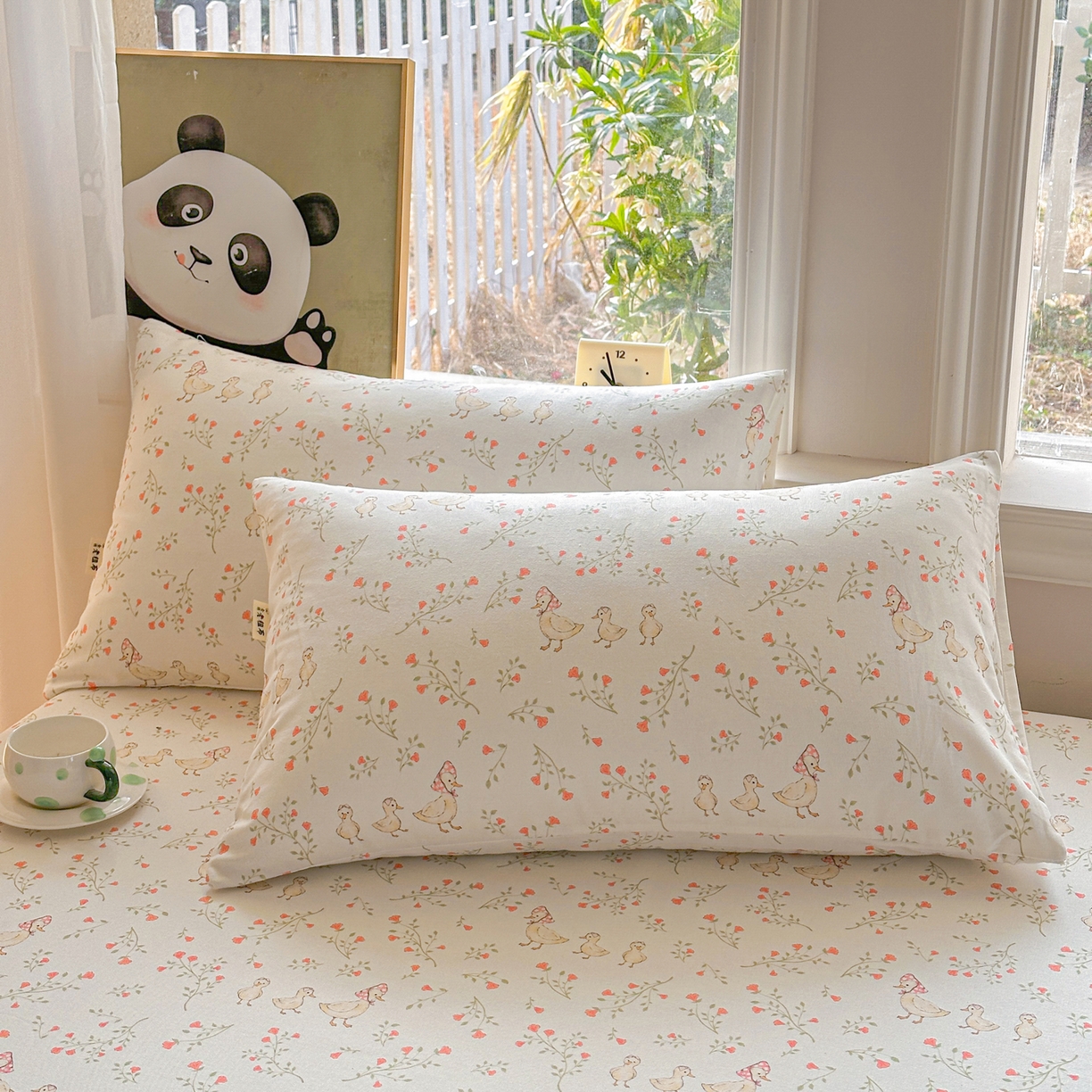 91家纺网 家纺一手货源 找家纺 莱登卡奴 2026新款A类100%全棉纯棉老粗布单床单系列 丫丫