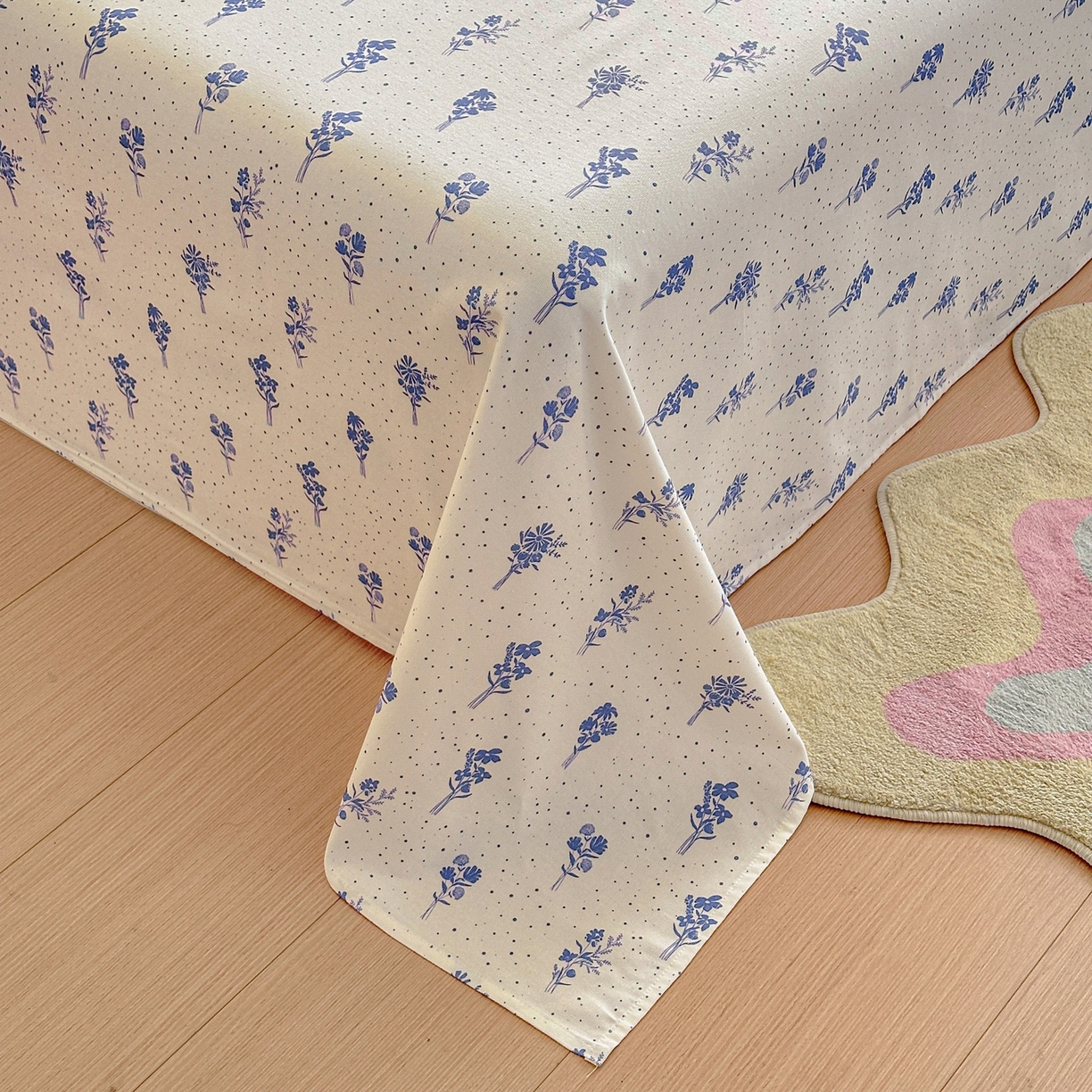 91家纺网 家纺一手货源 找家纺 莱登卡奴 2026新款A类100%全棉纯棉老粗布单床单系列 枝叶