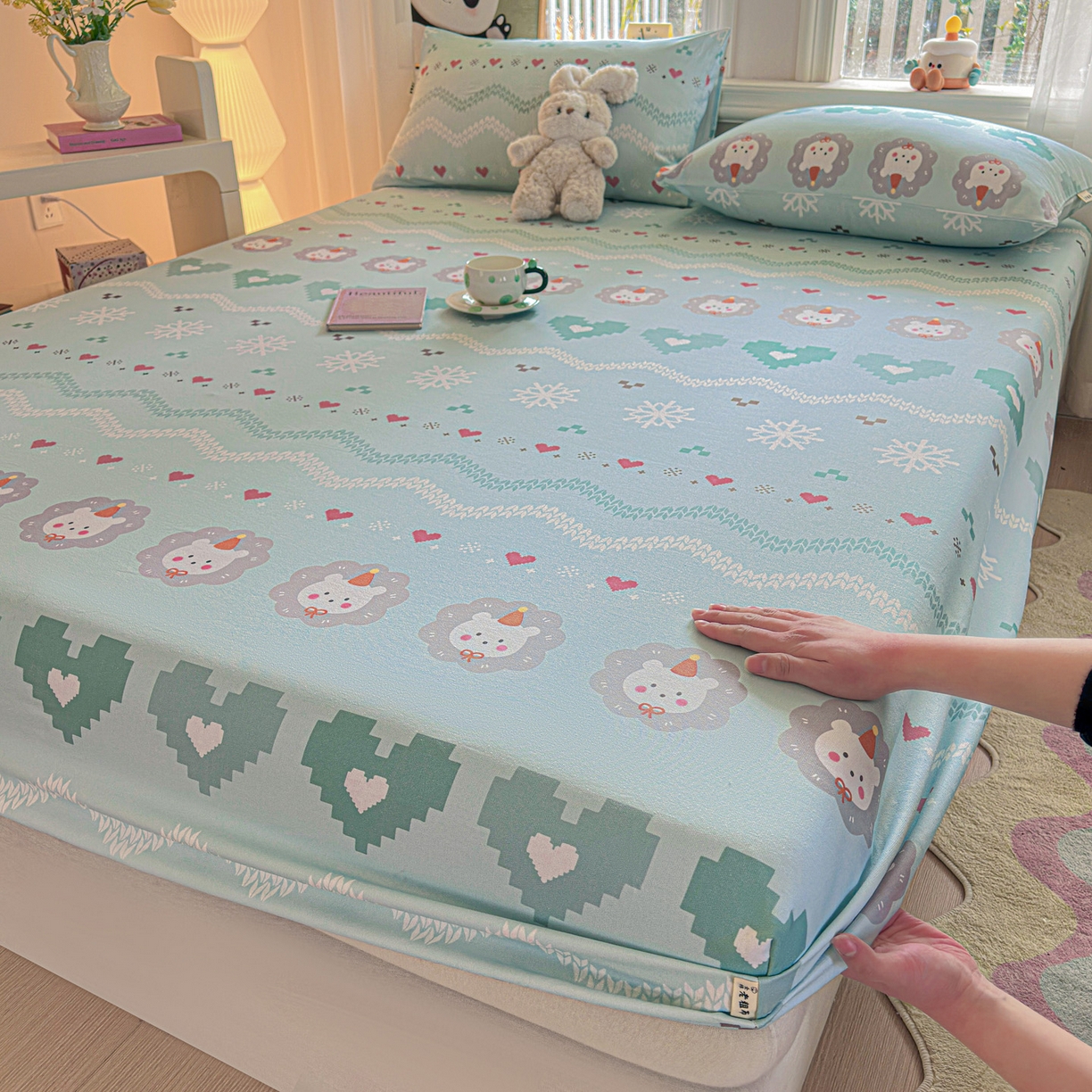 91家纺网 家纺一手货源 找家纺 （总）莱登卡奴 2026新款A类100%全棉纯棉老粗布单床笠系列