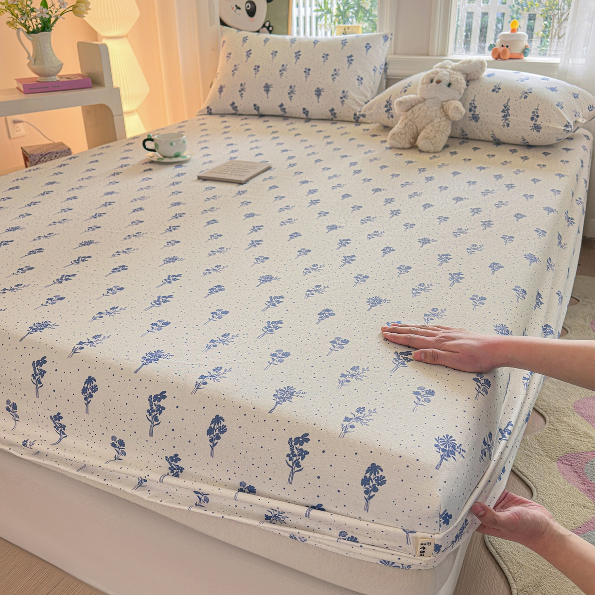 91家纺网 家纺一手货源 找家纺 （总）莱登卡奴 2026新款A类100%全棉纯棉老粗布单床笠系列