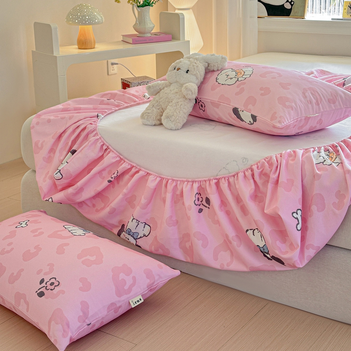 91家纺网 家纺一手货源 找家纺 莱登卡奴 2026新款A类100%全棉纯棉老粗布单床笠系列 艾伦