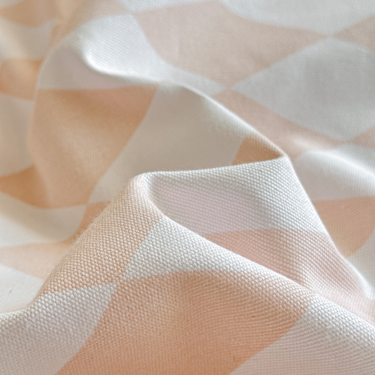 91家纺网 家纺一手货源 找家纺 莱登卡奴 2026新款A类100%全棉纯棉老粗布单床笠系列 菱格米