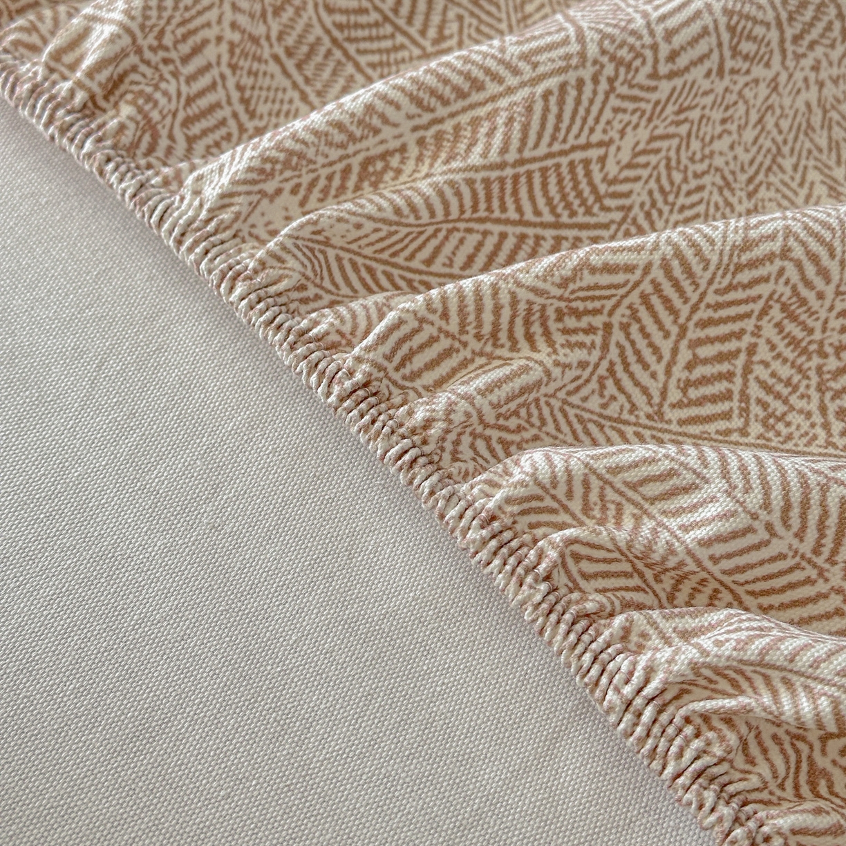 91家纺网 家纺一手货源 找家纺 莱登卡奴 2026新款A类100%全棉纯棉老粗布单床笠系列 云初