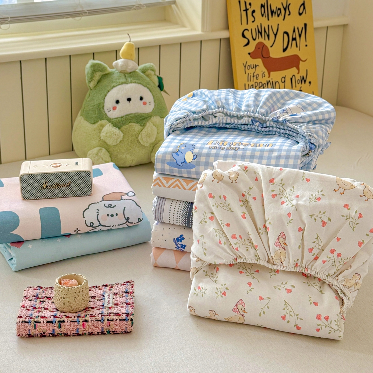 91家纺网 家纺一手货源 找家纺 （总）莱登卡奴 2026新款A类100%全棉纯棉老粗布单床笠系列