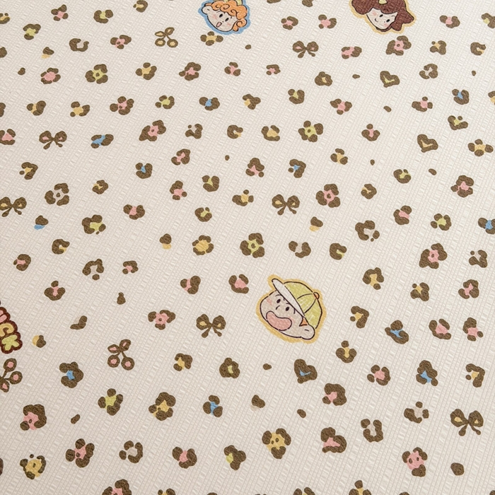 91家纺网 家纺一手货源 找家纺 贝扬思家纺 2026新款高克重泡芙纱印花款单床笠床笠单件-浅糯 CL浅糯-豹纹新新