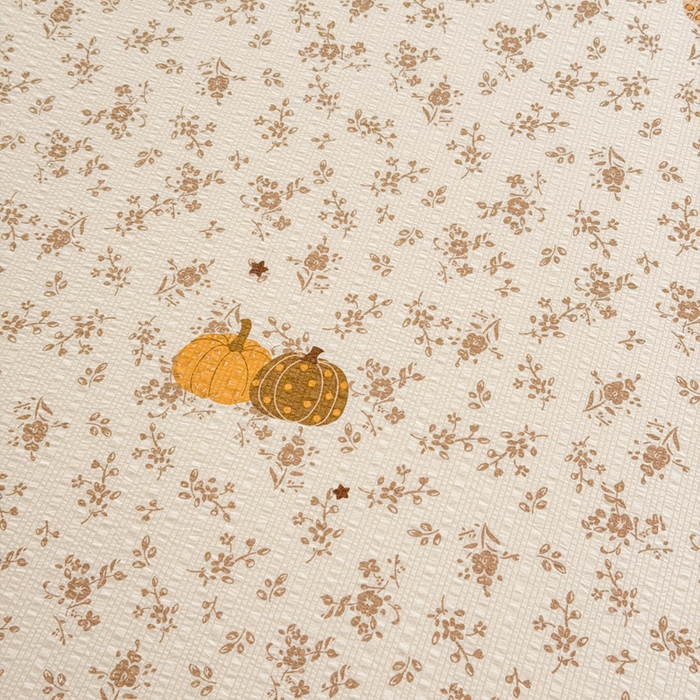 91家纺网 家纺一手货源 找家纺 贝扬思家纺 2026新款高克重泡芙纱印花款单床笠床笠单件-浅糯 CL浅糯-秋末南瓜星