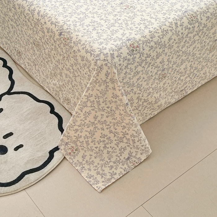 91家纺网 家纺一手货源 找家纺 贝扬思家纺 2026新款高克重泡芙纱印花款单床单-软糖 CD软糖-蕾丝花匣