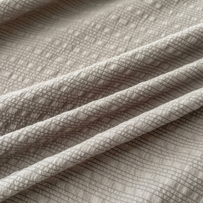 91家纺网 家纺一手货源 找家纺 贝扬思家纺 2026新款高品质A类泡芙纱纯色单床单床单单件 CD-浅灰