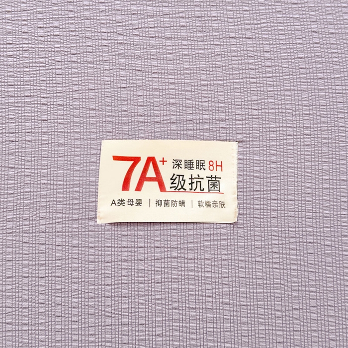 91家纺网 家纺一手货源 找家纺 贝扬思家纺 2026新款高品质A类泡芙纱纯色单床笠系列-110g CL-浅紫