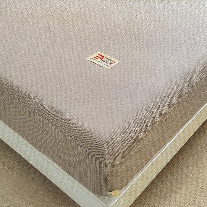 91家纺网 家纺一手货源 找家纺 贝扬思家纺 2026新款高品质A类泡芙纱纯色单床笠系列-110g CL-浅灰