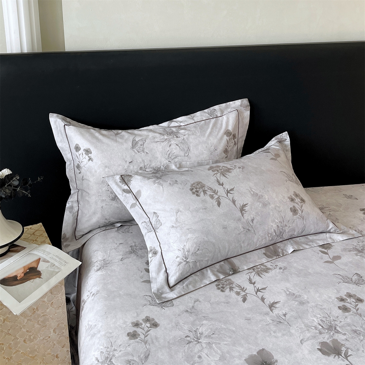 宝齐莱家纺 2026新款全棉纯棉活性印花单枕套枕套单件 忆江南