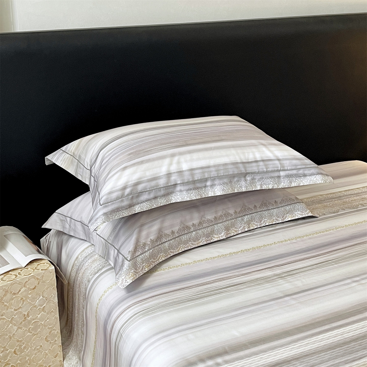 91家纺网 家纺一手货源 找家纺 宝齐莱家纺 2026新款全棉纯棉活性印花单枕套枕套单件 时光记忆