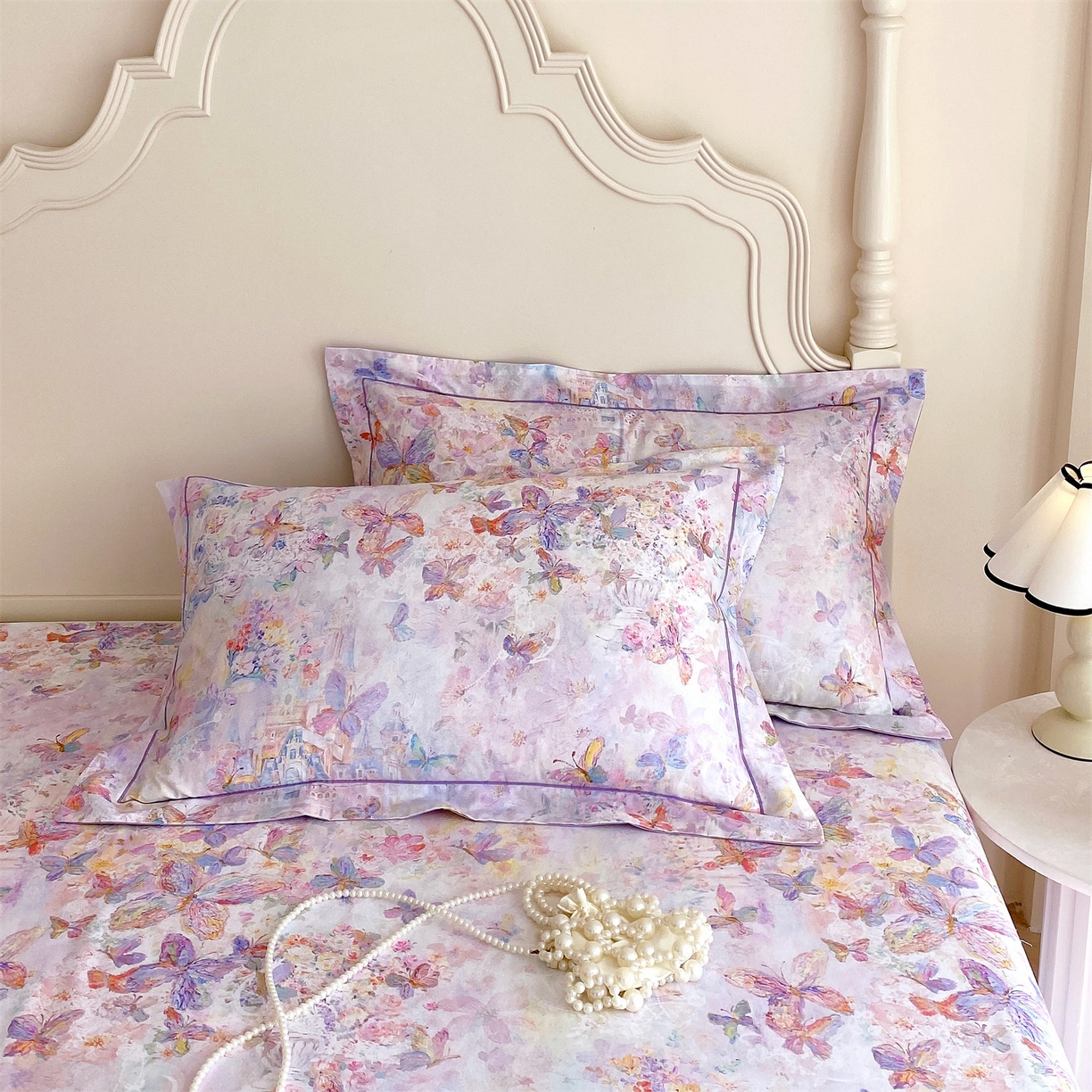 91家纺网 家纺一手货源 找家纺 （总）宝齐莱家纺 2026新款全棉纯棉活性印花单枕套枕套单件