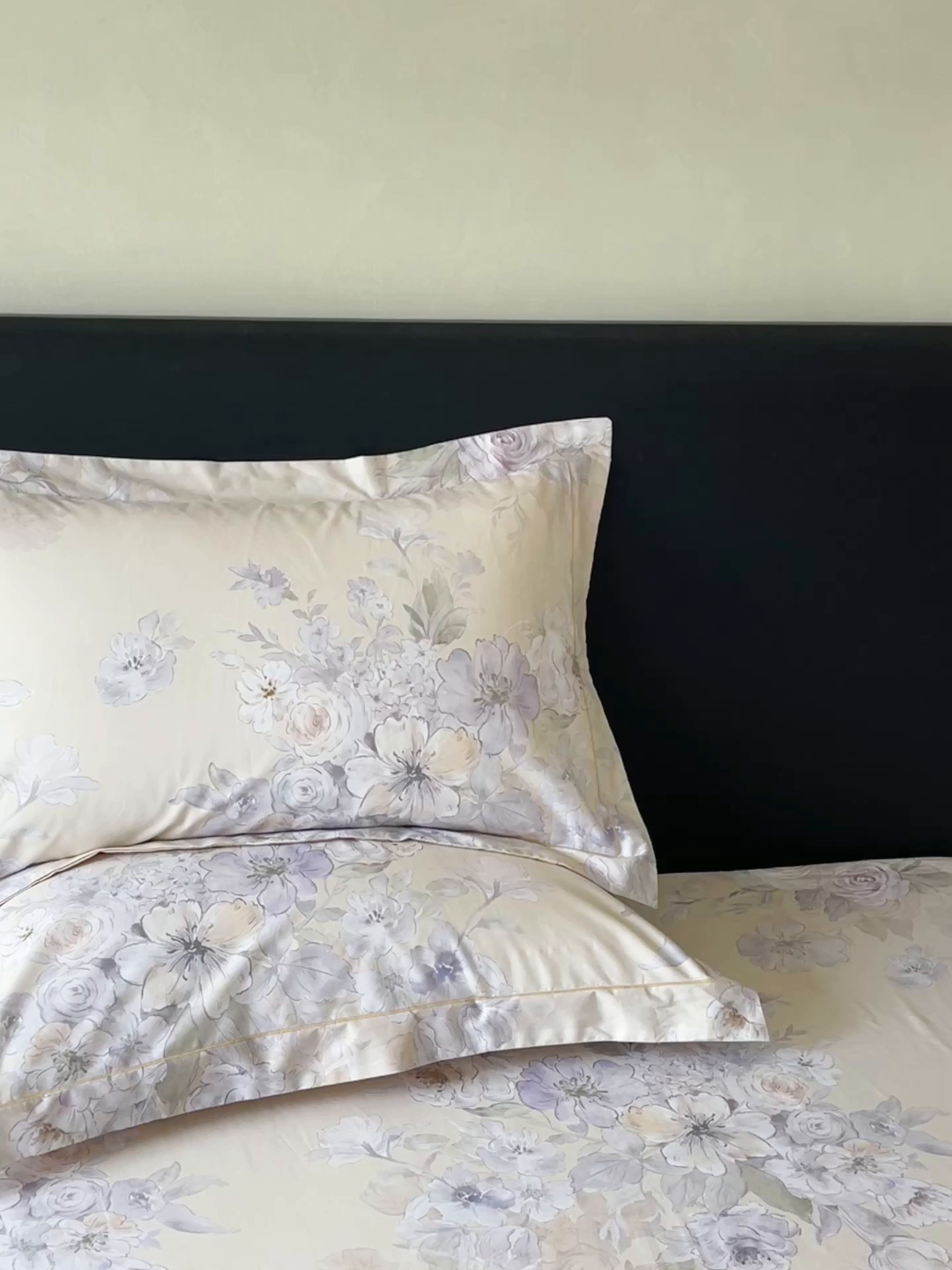 91家纺网 家纺一手货源 找家纺 宝齐莱家纺 2026新款全棉纯棉活性印花单枕套枕套单件 花开锦绣