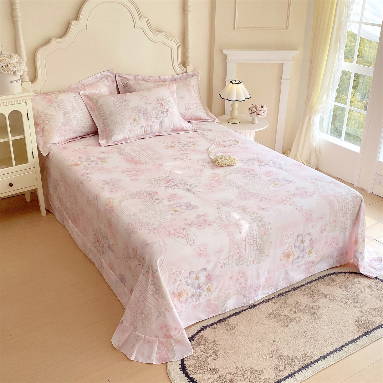 91家纺网 家纺一手货源 找家纺 （总）宝齐莱家纺 2026新款全棉纯棉活性印花单床单床单单件