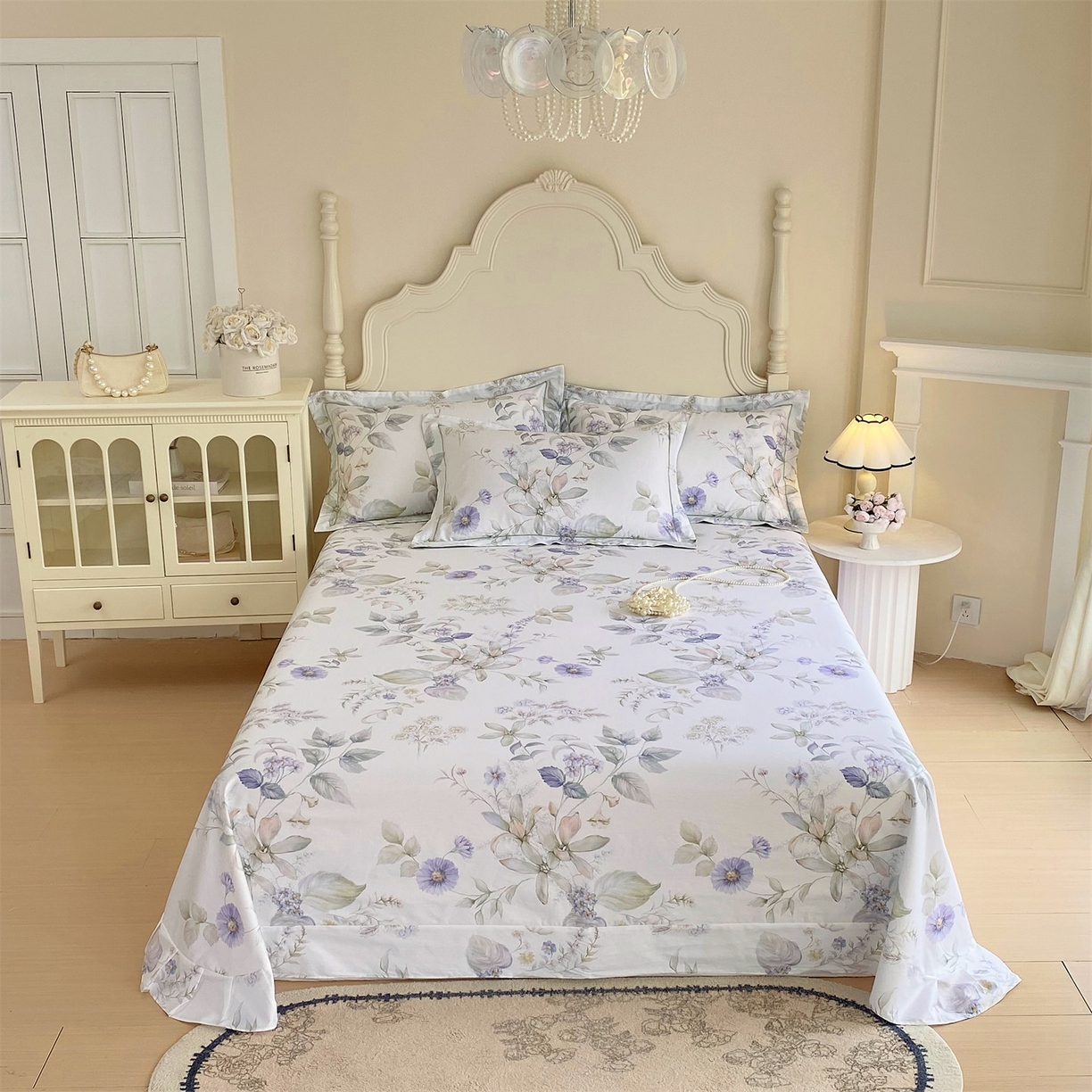 91家纺网 家纺一手货源 找家纺 （总）宝齐莱家纺 2026新款全棉纯棉活性印花单床单床单单件