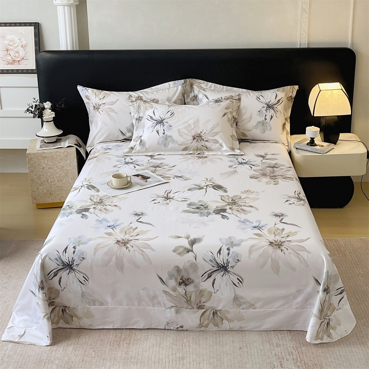 91家纺网 家纺一手货源 找家纺 （总）宝齐莱家纺 2026新款全棉纯棉活性印花单床单床单单件