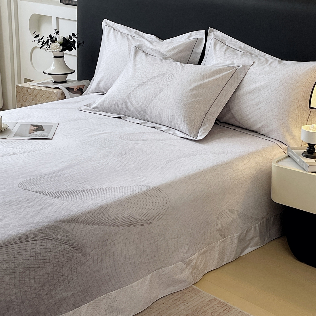 91家纺网 家纺一手货源 找家纺 宝齐莱家纺 2026新款全棉纯棉活性印花单床单床单单件 梦想家