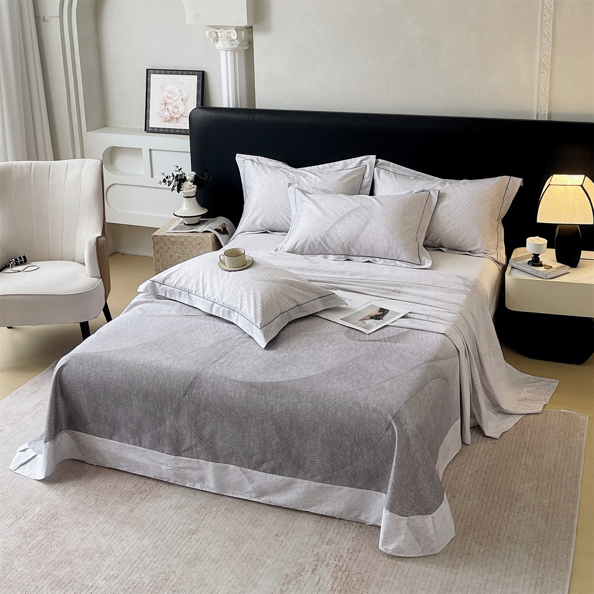 91家纺网 家纺一手货源 找家纺 宝齐莱家纺 2026新款全棉纯棉活性印花单床单床单单件 梦想家