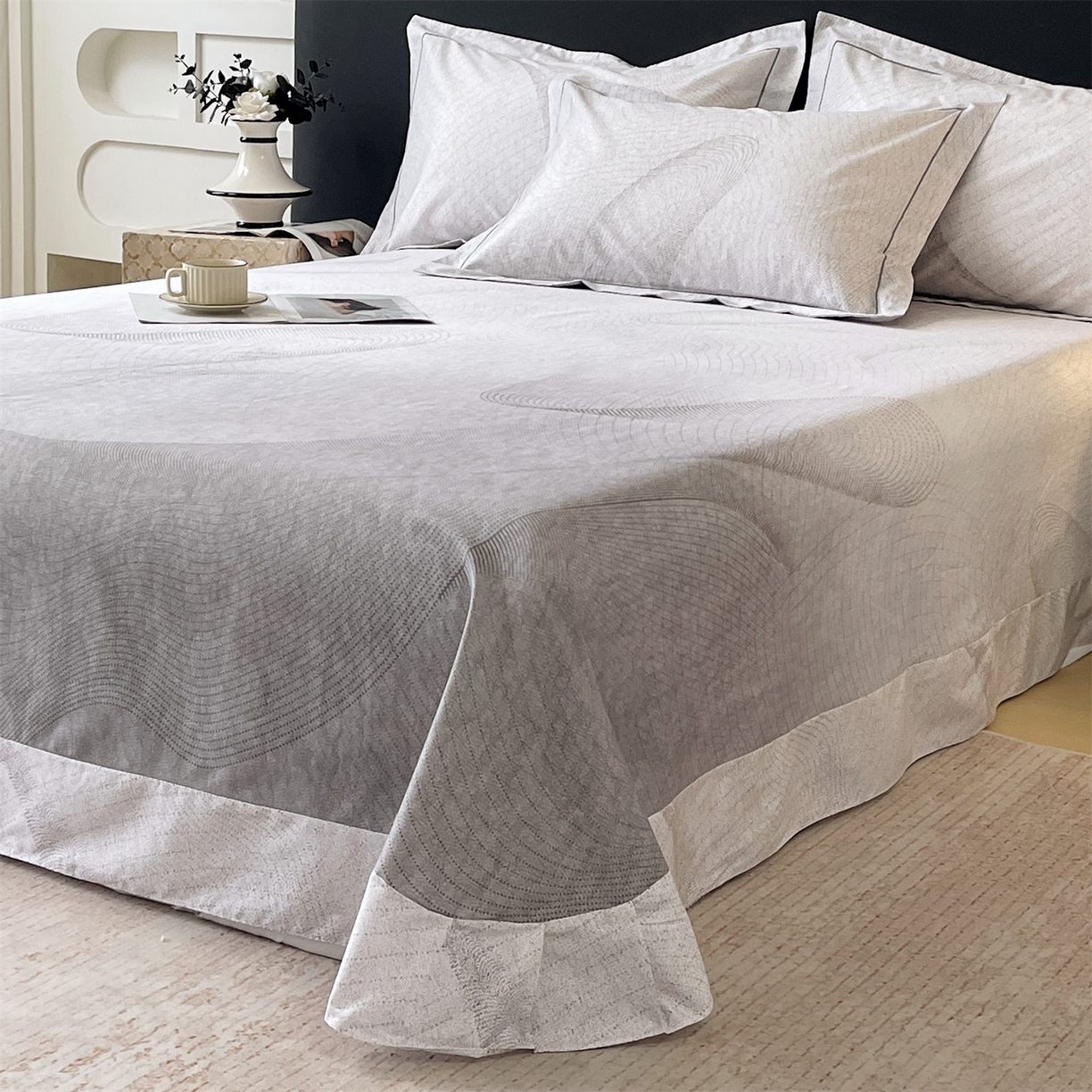 91家纺网 家纺一手货源 找家纺 宝齐莱家纺 2026新款全棉纯棉活性印花单床单床单单件 梦想家