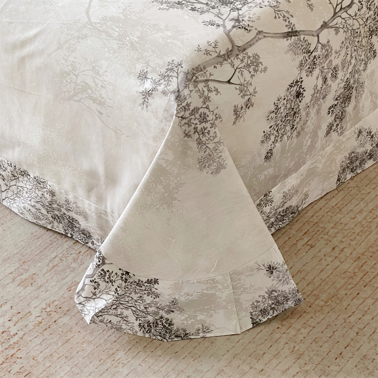 91家纺网 家纺一手货源 找家纺 宝齐莱家纺 2026新款全棉纯棉活性印花单床单床单单件 月光森林