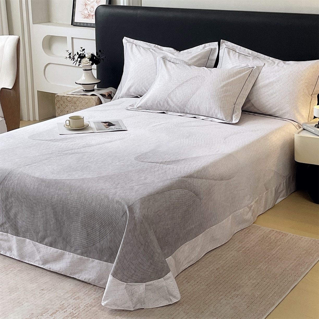 91家纺网 家纺一手货源 找家纺 宝齐莱家纺 2026新款全棉纯棉活性印花单床单床单单件 梦想家