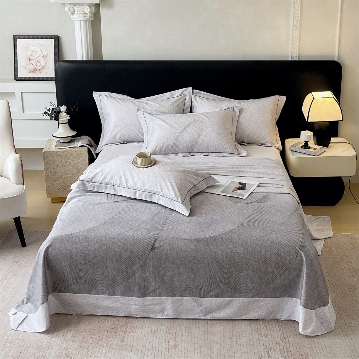 91家纺网 家纺一手货源 找家纺 宝齐莱家纺 2026新款全棉纯棉活性印花单床单床单单件 梦想家