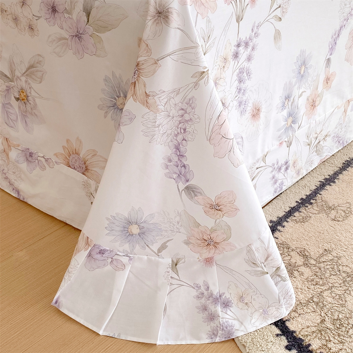 91家纺网 家纺一手货源 找家纺 宝齐莱家纺 2026新款全棉纯棉活性印花单床单床单单件 云裳仙子