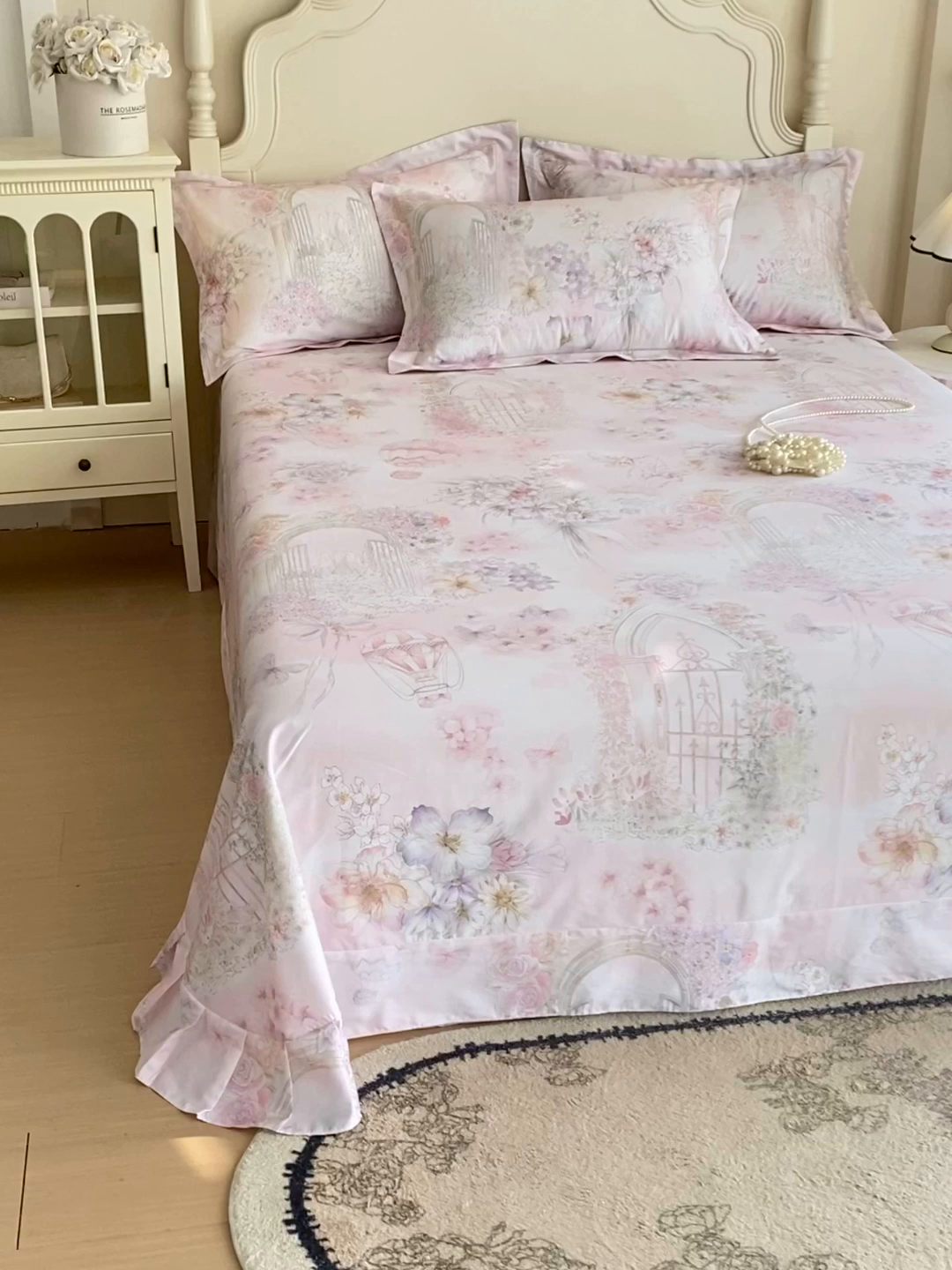 91家纺网 家纺一手货源 找家纺 （总）宝齐莱家纺 2026新款全棉纯棉活性印花单床单床单单件