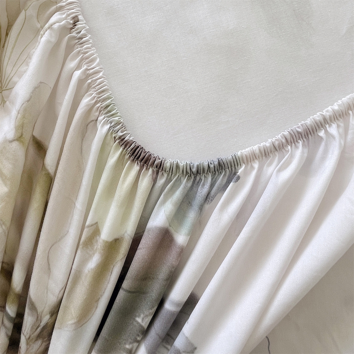 91家纺网 家纺一手货源 找家纺 宝齐莱家纺 2026新款全棉纯棉活性印花单床笠床笠单件 花知晓