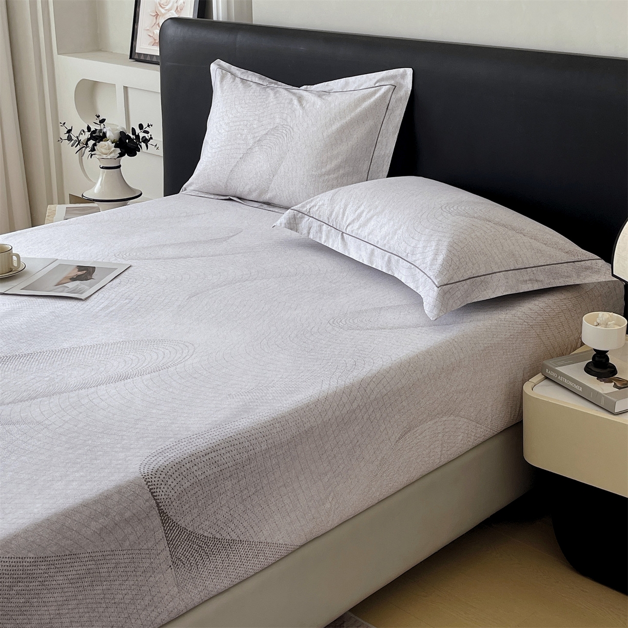 91家纺网 家纺一手货源 找家纺 宝齐莱家纺 2026新款全棉纯棉活性印花单床笠床笠单件 梦想家