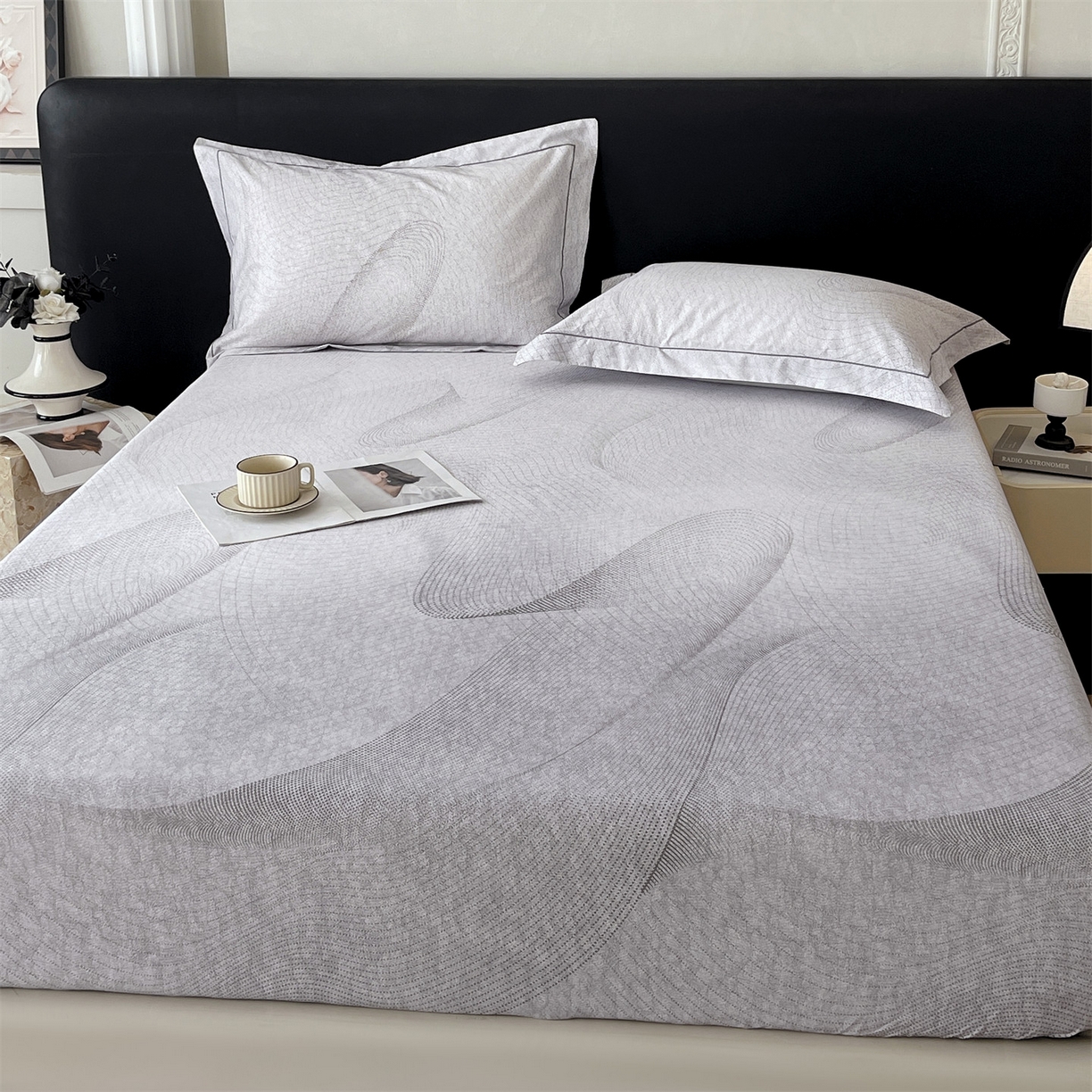 91家纺网 家纺一手货源 找家纺 宝齐莱家纺 2026新款全棉纯棉活性印花单床笠床笠单件 梦想家