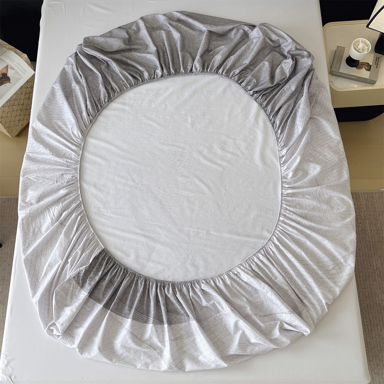 91家纺网 家纺一手货源 找家纺 宝齐莱家纺 2026新款全棉纯棉活性印花单床笠床笠单件 梦想家