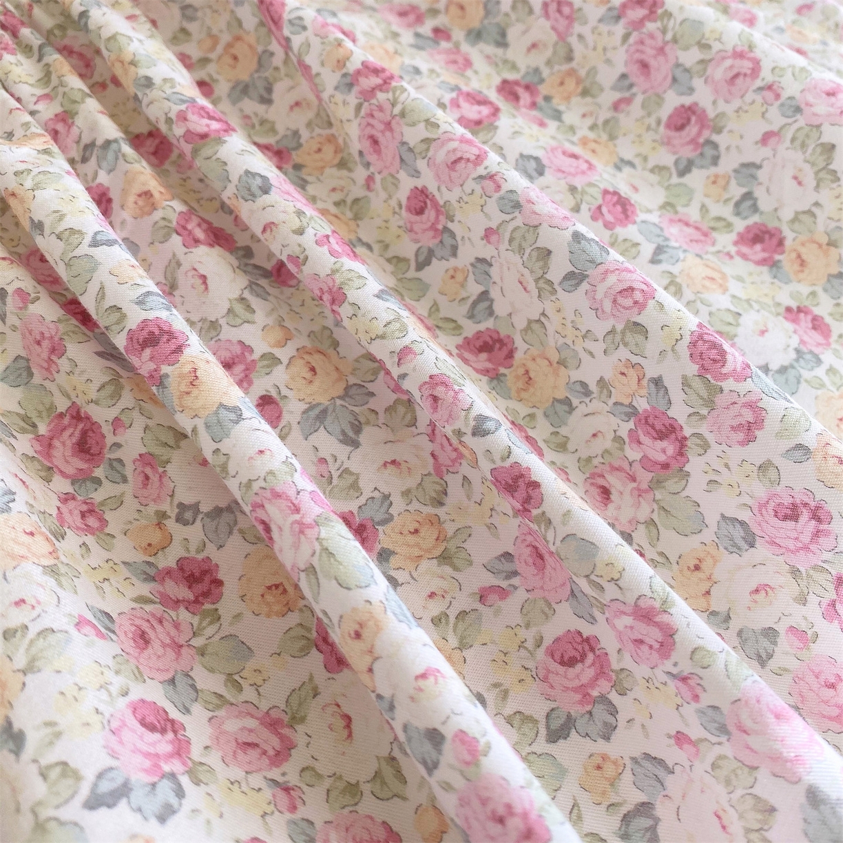 91家纺网 家纺一手货源 找家纺 宝齐莱家纺 2026新款全棉纯棉活性印花单床笠床笠单件 花姿漫