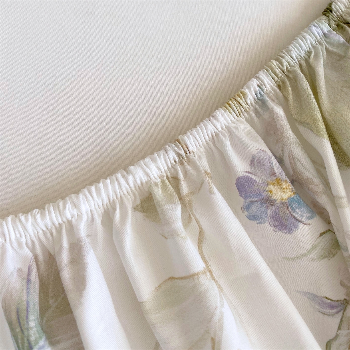 91家纺网 家纺一手货源 找家纺 宝齐莱家纺 2026新款全棉纯棉活性印花单床笠床笠单件 浪漫花季