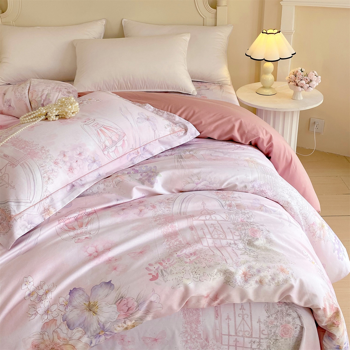 91家纺网 家纺一手货源 找家纺 （总）宝齐莱家纺 2026新款全棉纯棉活性印花单被套被套单件单品被套