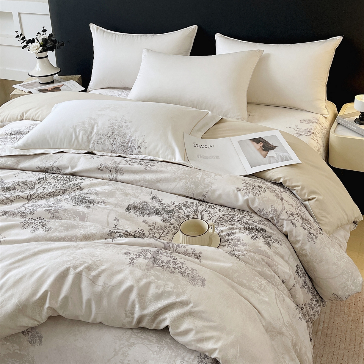 91家纺网 家纺一手货源 找家纺 （总）宝齐莱家纺 2026新款全棉纯棉活性印花单被套被套单件单品被套