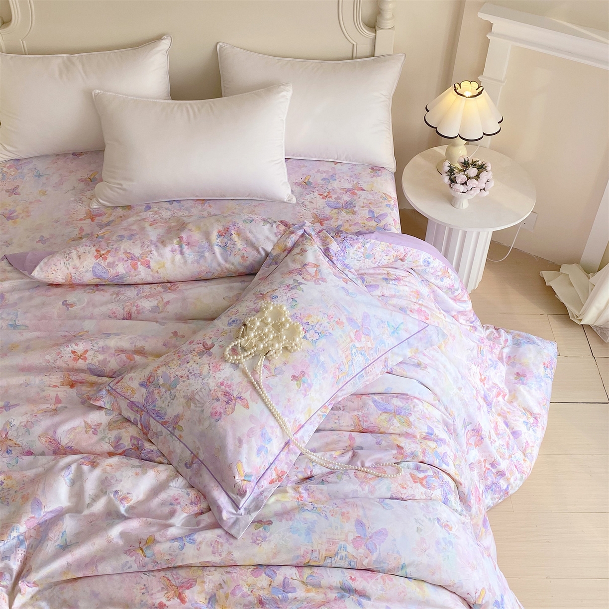 91家纺网 家纺一手货源 找家纺 宝齐莱家纺 2026新款全棉纯棉活性印花单被套被套单件单品被套 梦幻城堡