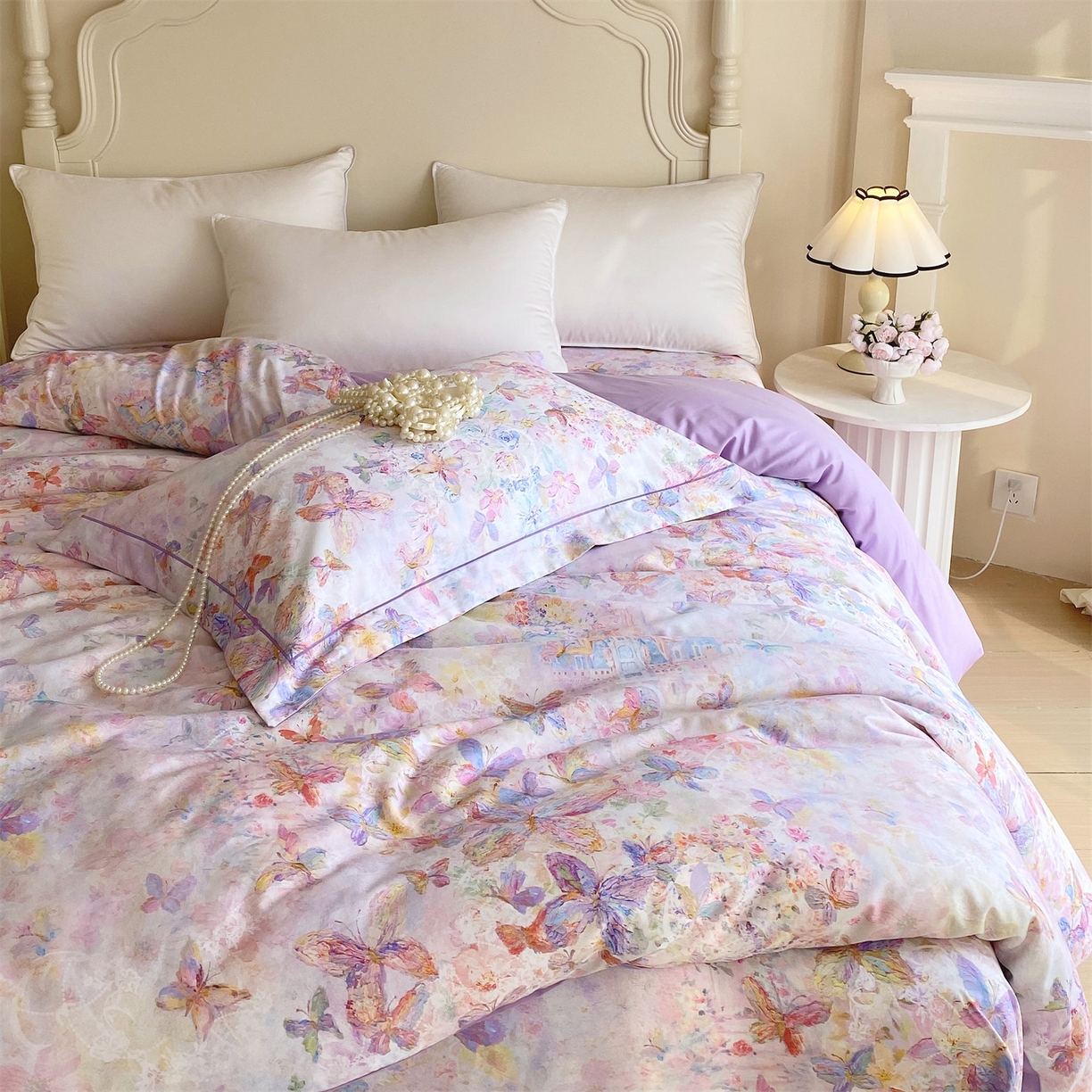 91家纺网 家纺一手货源 找家纺 宝齐莱家纺 2026新款全棉纯棉活性印花单被套被套单件单品被套 梦幻城堡