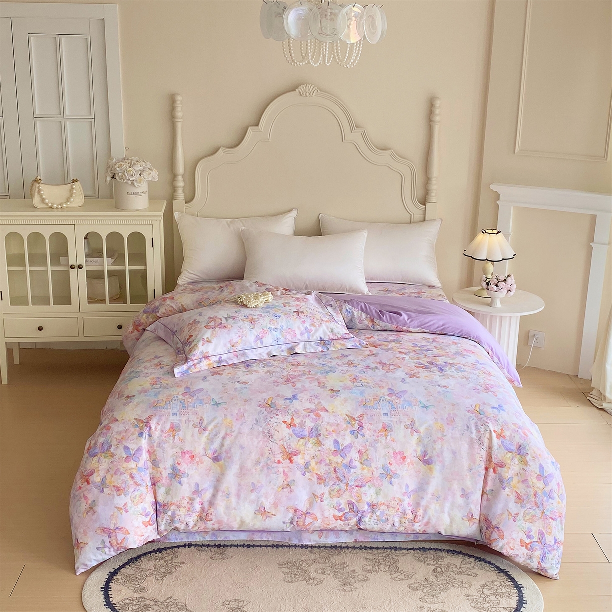 91家纺网 家纺一手货源 找家纺 宝齐莱家纺 2026新款全棉纯棉活性印花单被套被套单件单品被套 梦幻城堡